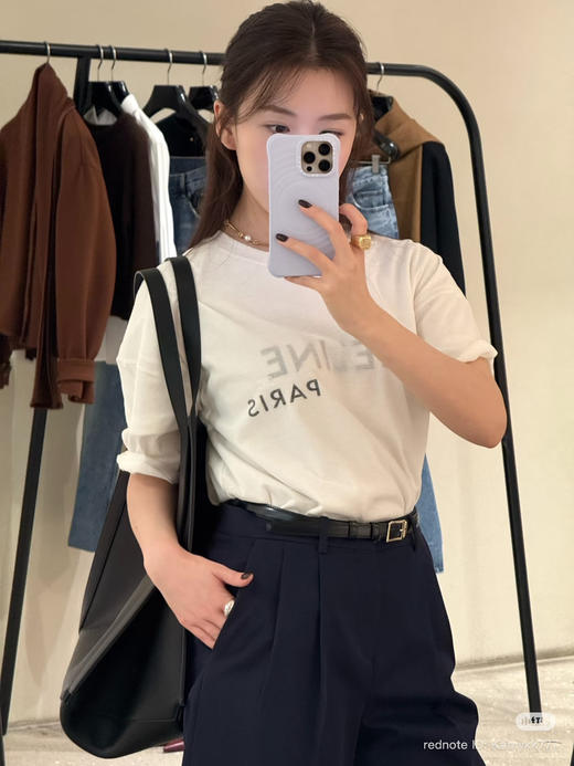 37-2 排他性独家圆正 Ce极简两件套 男女同款 短袖tee 商品图7