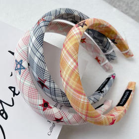 韩系学院风格纹星星发箍-纪念日百货门店同款169393452