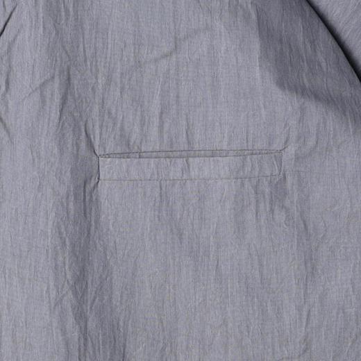 SDSA男装2026新款高贵轻奢韩版纯色按扣长袖衬衫下摆松紧设计百搭 商品图2