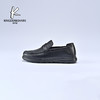 经典鲨2026年春季专柜新品男士黑色牛皮革舒适平底商务皮鞋KW361-613011 商品缩略图4