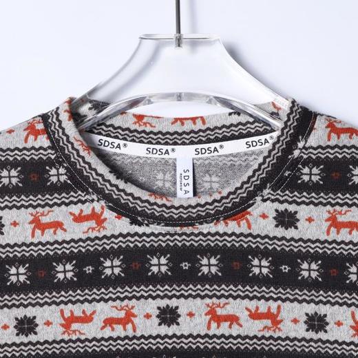 26T44SDSA男装2026新款高贵轻奢韩版简约撞色趣味条纹长袖T恤百搭宽松 商品图2