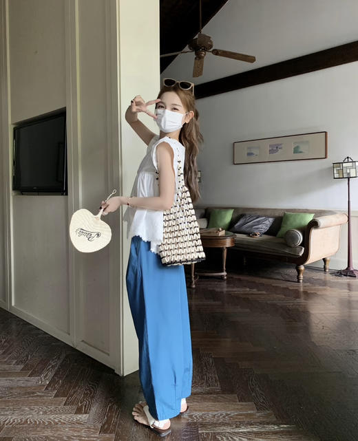 小拉夫气球🎈棉质九分裤 商品图2