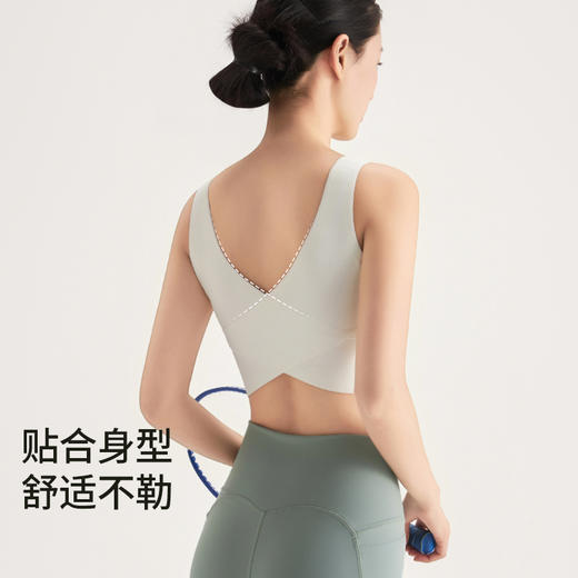 【2026年新款】Mylyis高弹锦纶后背交叉宽肩美背62102  至薄至简，轻松有型，自带胸垫，聚拢塑形【CC爸妈团购】 商品图0