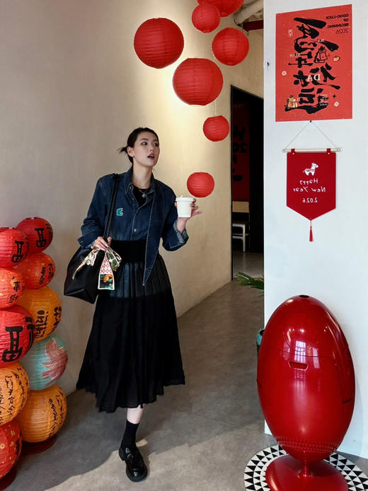 【经典系列】噢蜜ooomeooo恐龙牛仔外套 商品图1