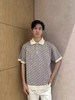 迪奥 25ss字母logo满印老花短袖Polo衫 男女同款 棕色（DY） 商品缩略图6