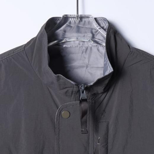 SDSA男装2026新款高贵轻奢韩版简约纯色大口袋立领夹克外套百搭 商品图1