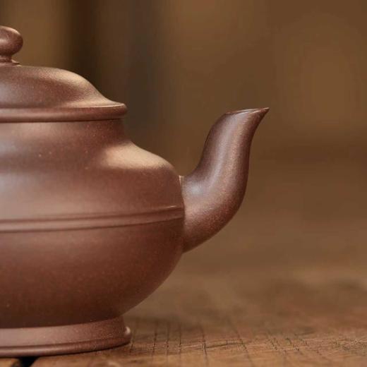 上新！「扁灯」180cc  黄龙山紫泥 作者蔡春妮  宜兴紫砂 商品图3