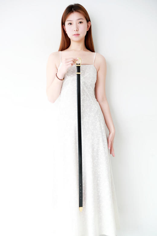 时髦又好看，订单出口法国。复古黄铜五金牛皮革腰带皮带E030788 商品图14