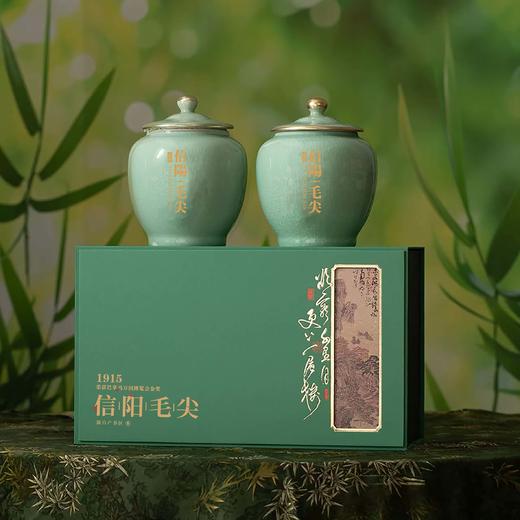 35元一套 / 一箱10套 更上一层楼【信阳毛尖 双瓷罐 】 商品图2