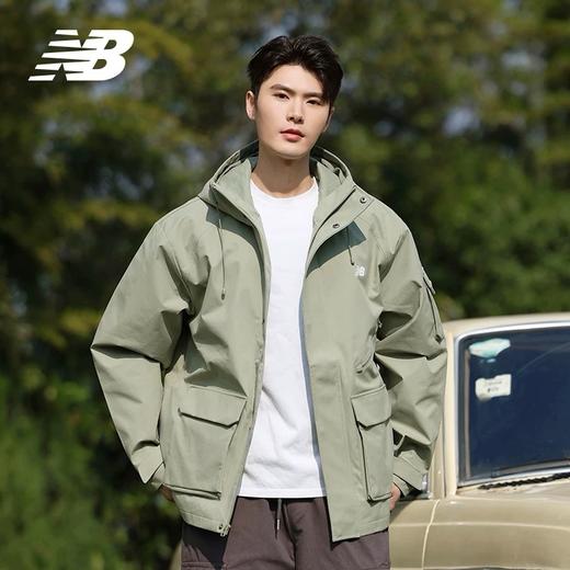 掌柜自留！出口东南亚订单。 NEW BALANCE NB 春季新款防风防雨连帽夹克外套， 商品图2