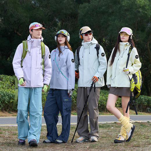 JEEP SPIRIT吉普多巴胺情侣外套丨户外防风防水情侣登山服 商品图2