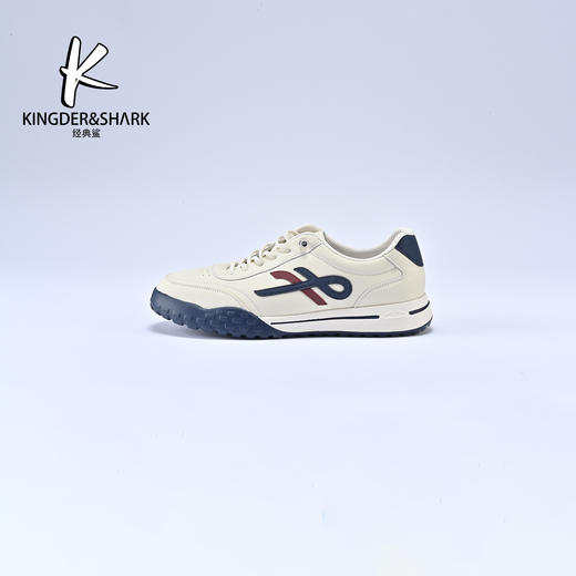 经典鲨2026年专柜新品牛皮革一脚蹬潮流男士跑步休闲鞋KW74-613031 商品图4