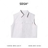 SDSA男装2026新款高贵轻奢时尚简约纯色马甲按扣翻领设计百搭休闲 商品缩略图0