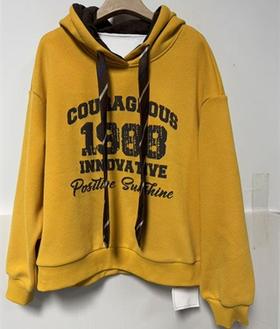 PNC印花加绒连帽卫衣51206冬季003664401121