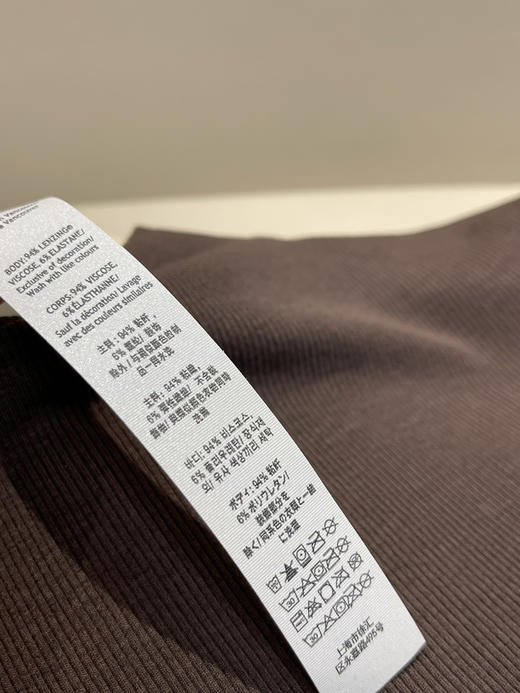 原单正品Lu家 Hold Tight系列女士半高领中袖T恤030702 商品图8