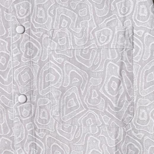 SDSA男装2026新款高贵轻奢时尚简约几何图案设计长袖衬衫百搭时尚 商品图2