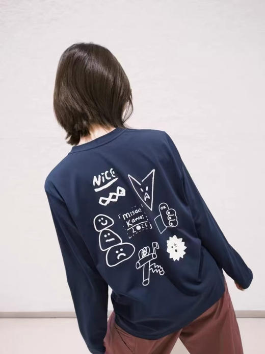 点此购买 素然春夏季涂鸦系列女士T恤 ye 341522 商品图8