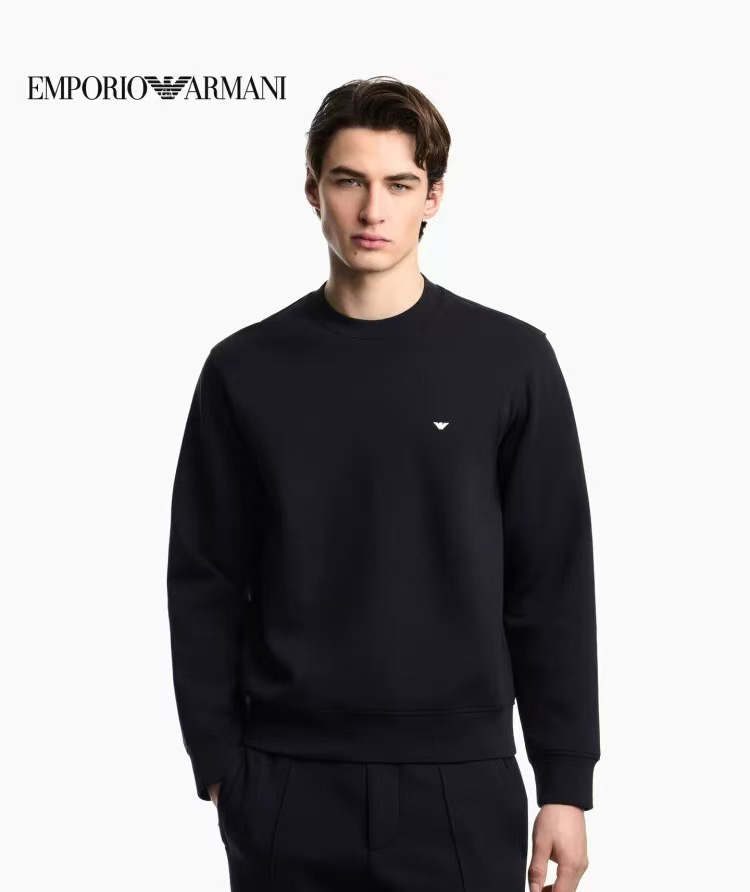 【2fz1】春新款男子经典空气棉刺绣休闲套头卫衣！！