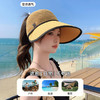 【春夏防晒帽】2026新款透气遮阳帽可扎马尾 空顶鸭舌帽出游遮脸太阳帽 商品缩略图2