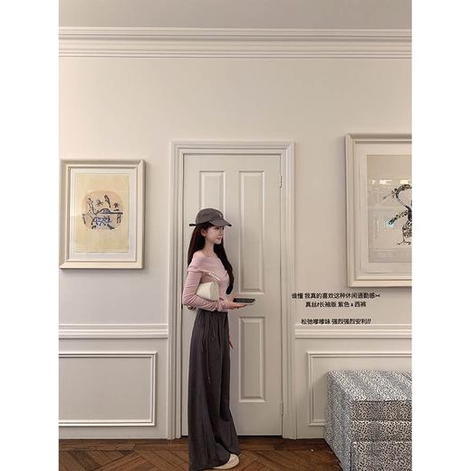 金蘑菇菇 休闲感通勤 / 可调节收腰 巨藏肉巨时髦的西裤来噜 商品图0