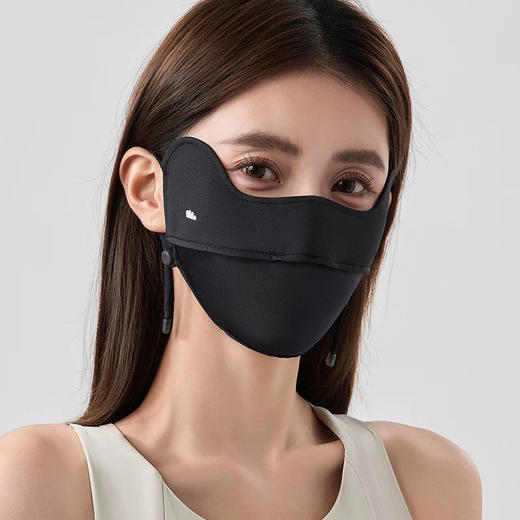 26SS-蕉下轻薄无痕护眼角防晒口罩AL203漫暮黑 商品图1