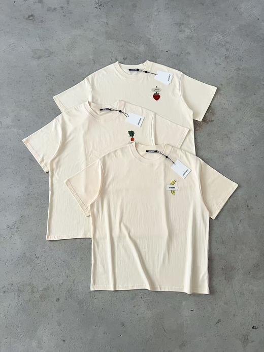 【2fz1】情侣时尚新款水果刺绣夏日短袖T恤！！ 商品图2