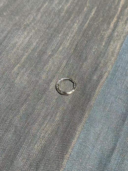Rosa Maria 26SS SEI 小号/中号不规则手工银戒 商品图1