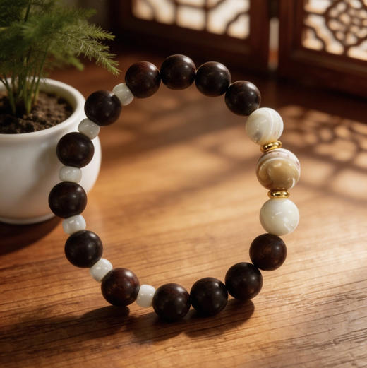 福利 | 紫坤元 | 紫檀配螺钿贝珠 1.0【器悟雅玩】 商品图1