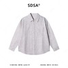 SDSA男装2026新款高贵轻奢时尚简约几何图案设计长袖衬衫百搭时尚 商品缩略图0
