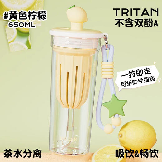 迪乐贝尔水果吸管杯650ml 商品图2
