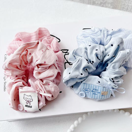 法式多色元素贴标对圈对装发圈-纪念日百货门店同款169256685 商品图1