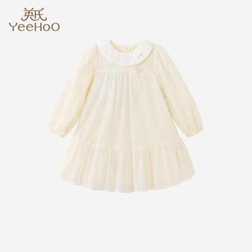 英氏女宝宝长袖连衣裙新网纱公主裙26春夏新品YRLAJ1S005A 商品图0
