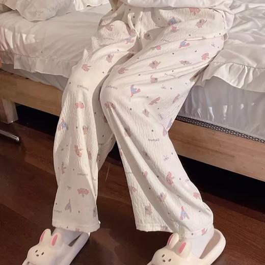 YW买手优选春夏季韩版慵懒直筒裤云朵棉遛弯裤家居裤170546170(预售3-5天发货） 商品图1