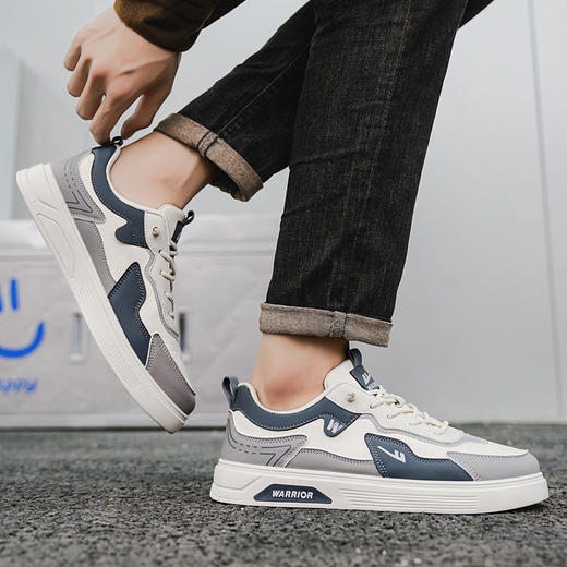 回力男鞋2026春季新款运动鞋轻便弹力软底休闲鞋防泼水皮面板鞋子【休闲鞋-低帮板鞋】WXY(S)-5427N 商品图11