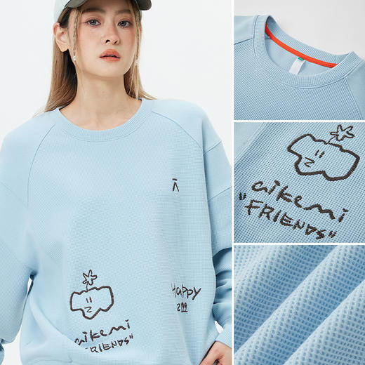 【出游季特惠-春夏新品】ACMEITEM爱棵米-女士圆领卫衣GAH2310629A 商品图3