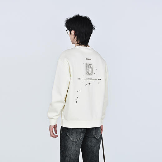 【新品上新】HX 春季圆领卫衣S106611017101/02 商品图3