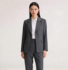 G2000女装SS26商场新款【BLACK】【棉羊毛混纺/可机洗】修身西装外套61914013 商品缩略图0