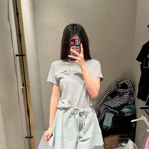 【2fz1】26新款女士时尚字母刺绣短袖T恤！！ 商品图0