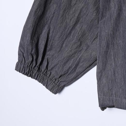 SDSA男装2026新款高贵轻奢韩版纯色按扣长袖衬衫下摆松紧设计百搭 商品图3