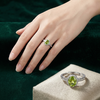 【绿宝石专场】10号 绿宝石戒指 库存7 配饰925银 商品缩略图0