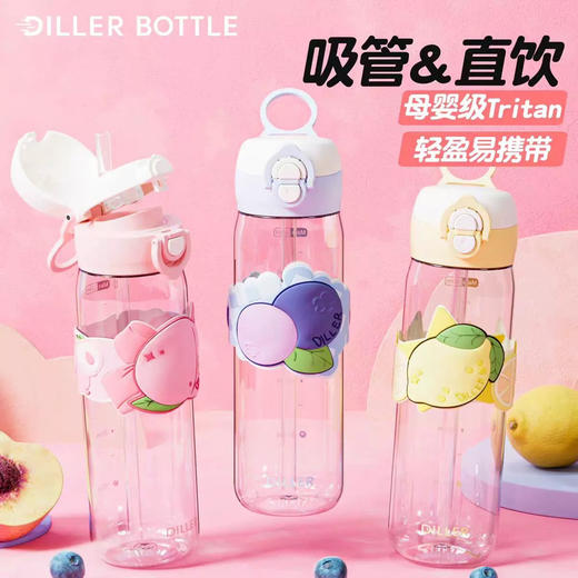 迪乐贝尔水果双饮随行杯520ml 商品图0
