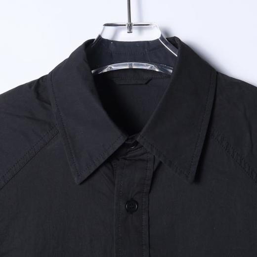 SDSA男装2026新款高贵轻奢多拉链口袋衬衫宽松设计感小众长袖衬衣 商品图1