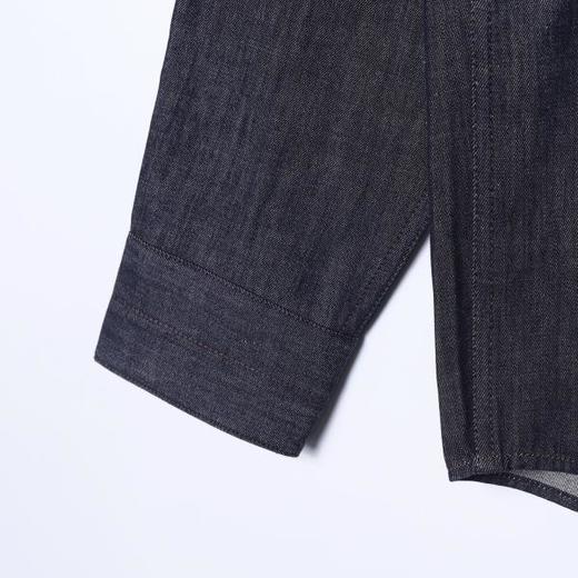 SDSA男装2026新款高贵轻奢美式休闲复古纯色长袖衬衫百搭通勤衬衣 商品图3