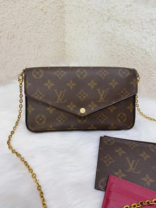 LV 老花 三合一 斜挎包 商品图0