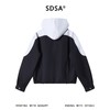 SDSA男装2026新款高贵轻奢韩版拼接假两件连帽夹克外套百搭宽松 商品缩略图4