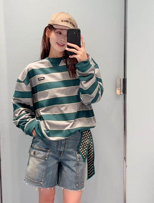 缪缪 26Ss新款工装牛仔短裤（MM） 商品图0