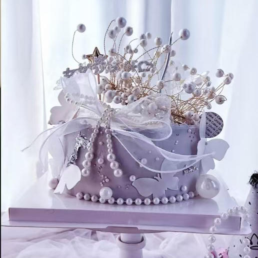 女神节 紫色珍珠皇冠 商品图0