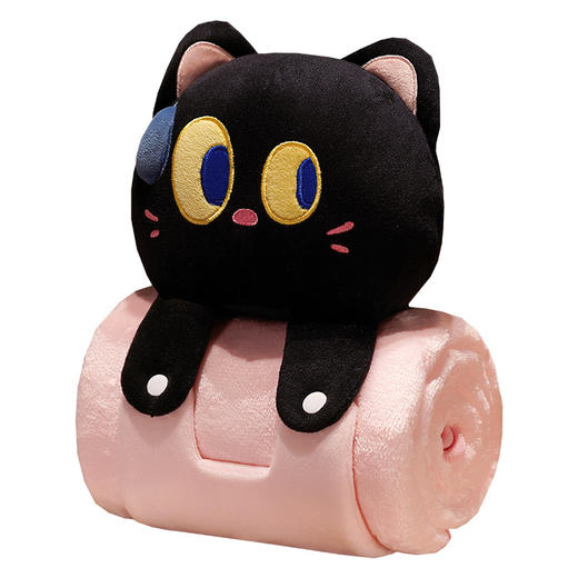 【积分兑】毯子午睡毯办公室法兰绒午休披肩春夏季卡通盖毯YZ1001034253 商品图3