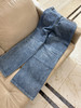 37-7 极限特惠48H 刘诗诗 ce经典 jolene 水洗磨白 中腰 微阔腿 牛仔裤 167/135能穿28码 商品缩略图7