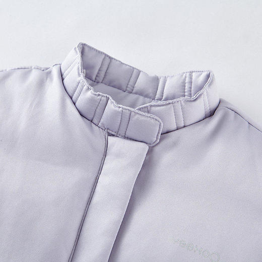 英氏儿童羽绒服女宝宝光滑短款保暖白鸭绒冬季外套YRWBJ41216A 商品图1